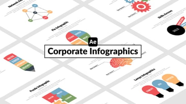 Corporate Infographics - Clean Business Data Presentation Animation Template
