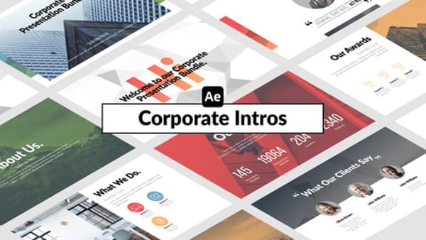 Corporate Intros - Clean Professional Business Intro Animation Template