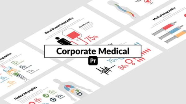 Corporate Medical for Premiere Pro - Healthcare Clinic Presentation Animation Template
