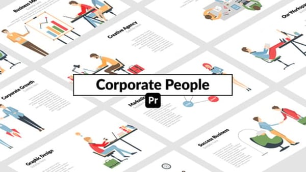 Corporate People for Premiere Pro - Modern Character Presentation Animation Template