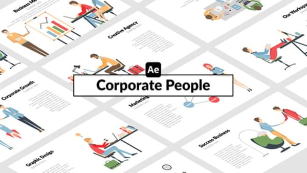 Corporate People - Modern Character Presentation Animation Template
