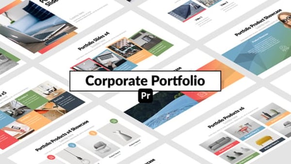 Corporate Portfolio for Premiere Pro - Modern Business Showcase Presentation Animation Template