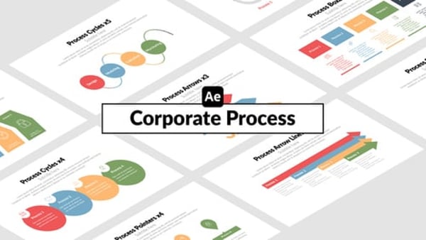 Corporate Process - Modern Business Workflow Presentation Animation Template