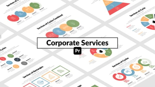 Corporate Services for Premiere Pro - Modern Business Service Presentation Animation Template