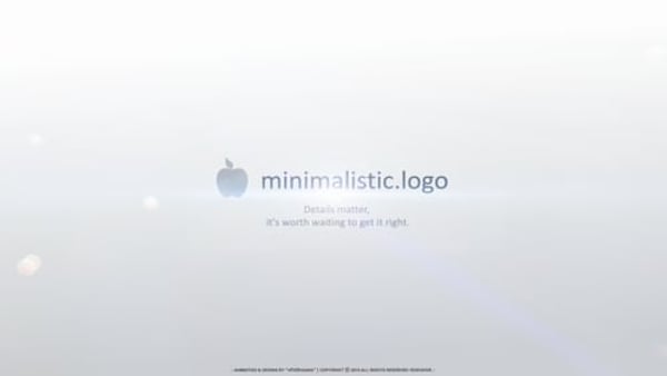 Corporate Slogan Image Logo Reveal