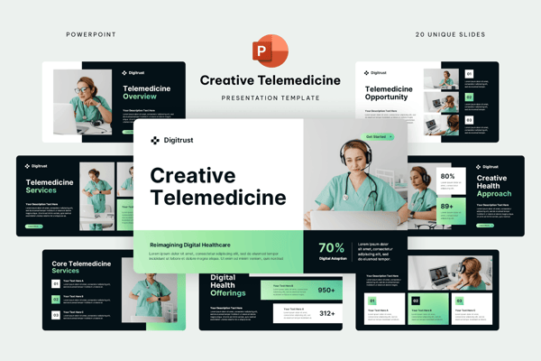 Creative Telemedicine Powerpoint