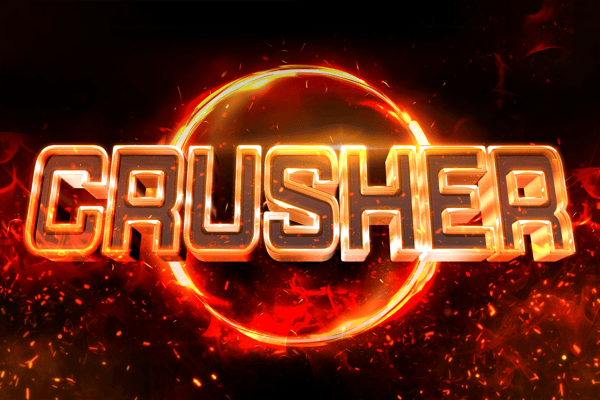 Crusher Monster Energy Text Effect