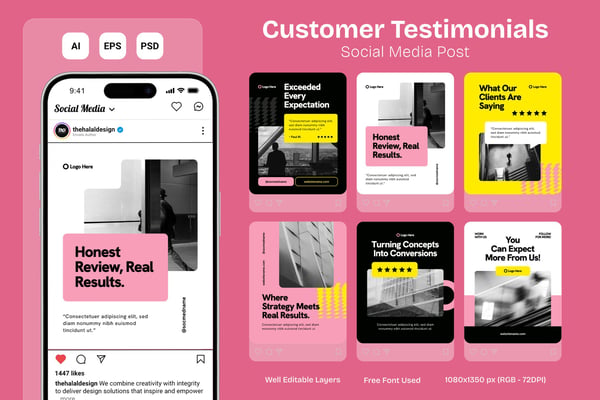 Customer Testimonials - Instagram Post