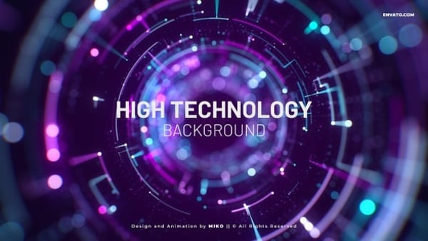 Cyber Sci-Fi Hud Background