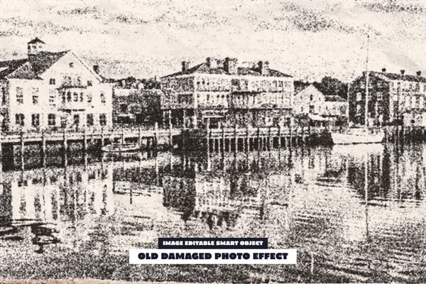Old Damaged Photo Effect