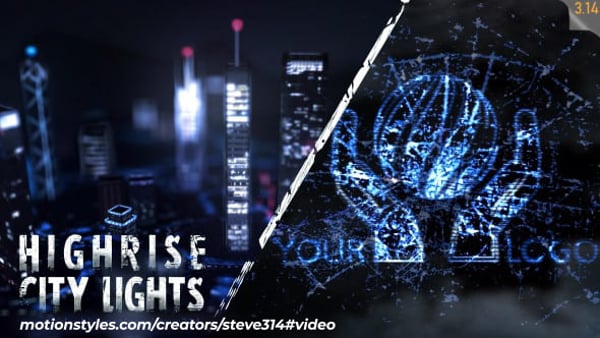 Highrise City Lights - Logo Intro