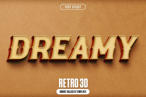 Retro 3D Text Effect