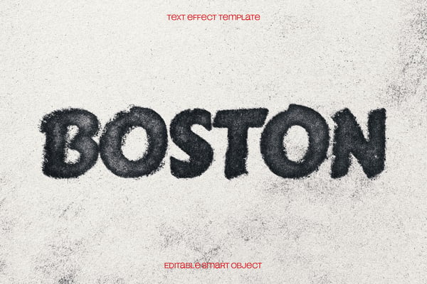 Stamp Ink Text Effect