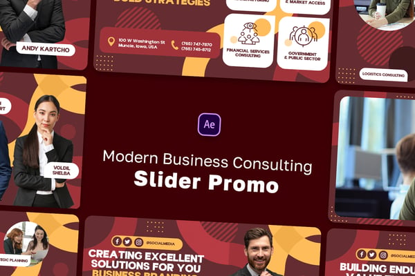 Modern Business Consulting Slider Promo