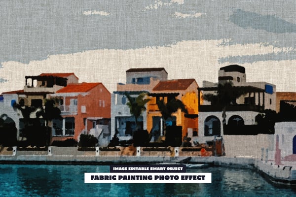 Fabric Painting Photo Effect