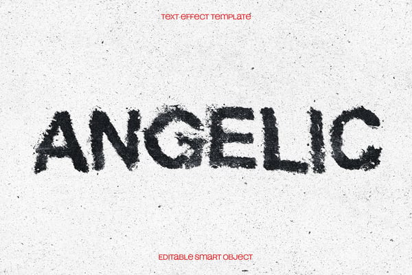 Grunge Distorted Text Effect