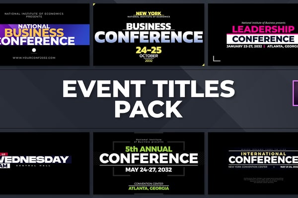 Event Titles Pack
