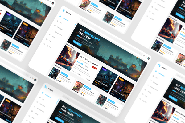 Games Dashboard UI Kit