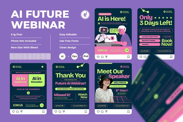 Ai Future Webinar Instagram Post
