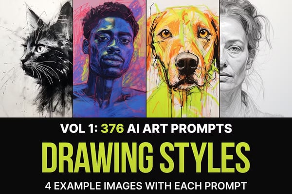 376 Midjourney Drawing Style Prompts
