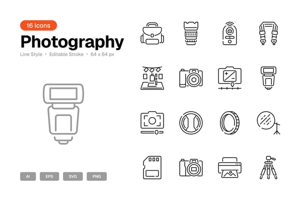 Photography Icon Set