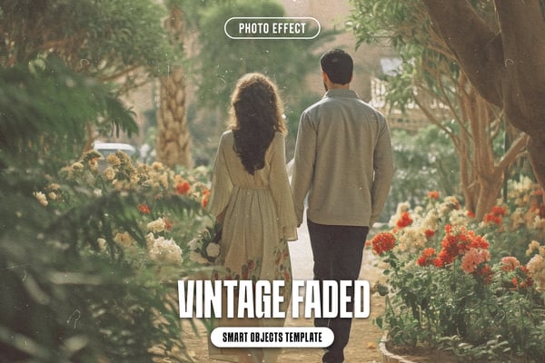 Vintage Faded Photo Effect