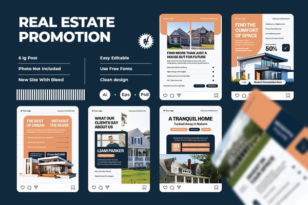Real Estate Promotion Marketing Instagram Post