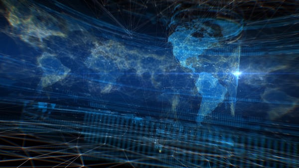 Free World Map Digital | Video In Loop