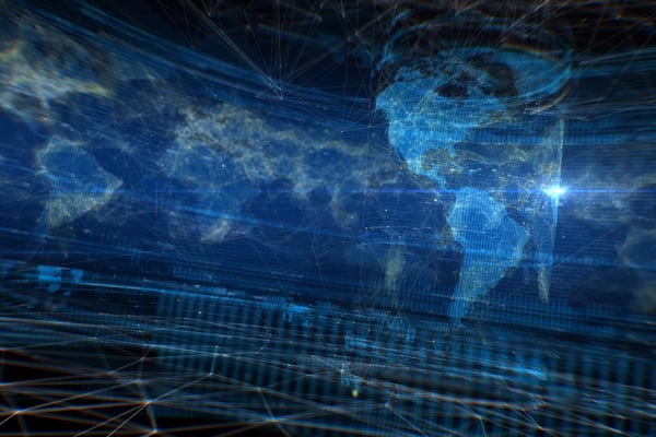 Free World Map Digital | Video In Loop