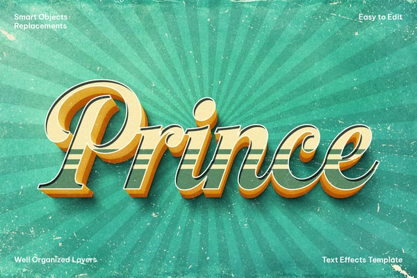Old Style Retro Text Effect
