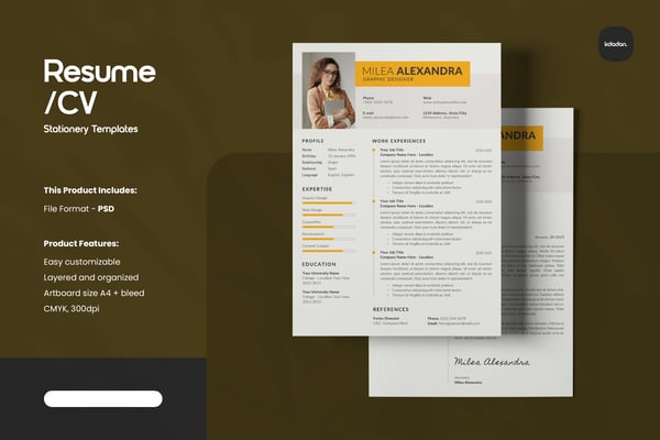 Resume/CV – Vol. 34