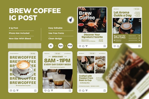 Brewmood Coffee Instagram Post