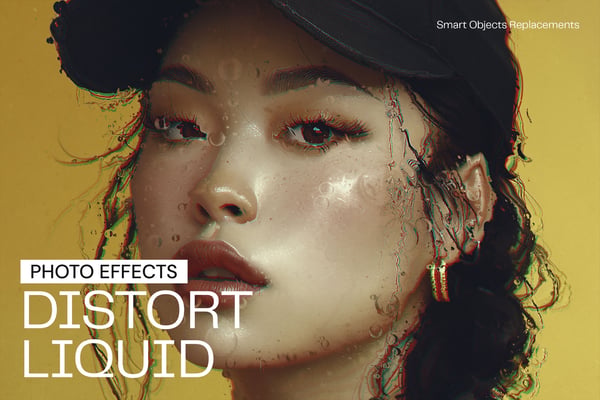 Distort Liquid Photo Effect