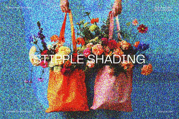 Stipple Shading Photo Effect