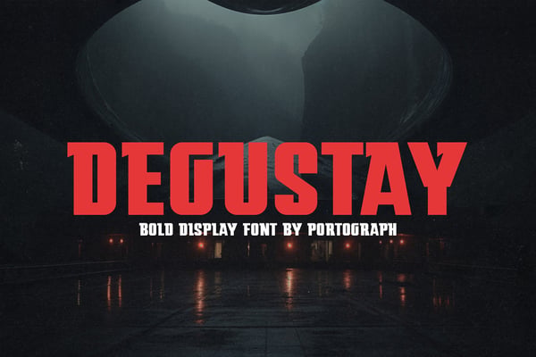 Degustay - Display Font