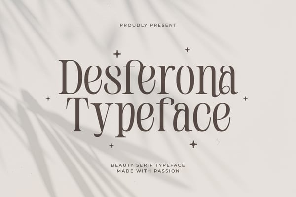 Desferona - Modern Beauty Serif