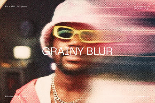 Grainy Blur Photo Effect