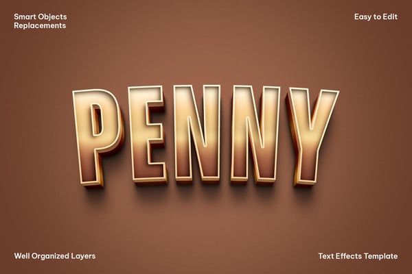 Penny Text Effect