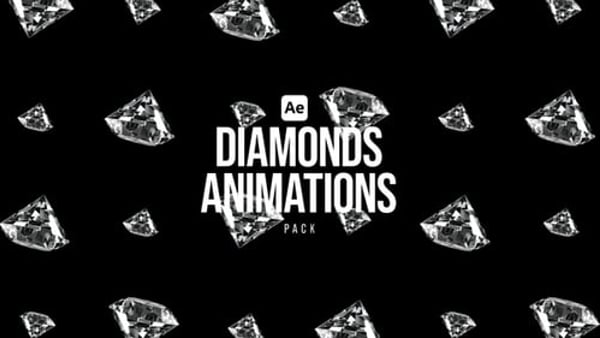 Diamonds Animations Pack - Luxury Diamond Motion Graphics Pack