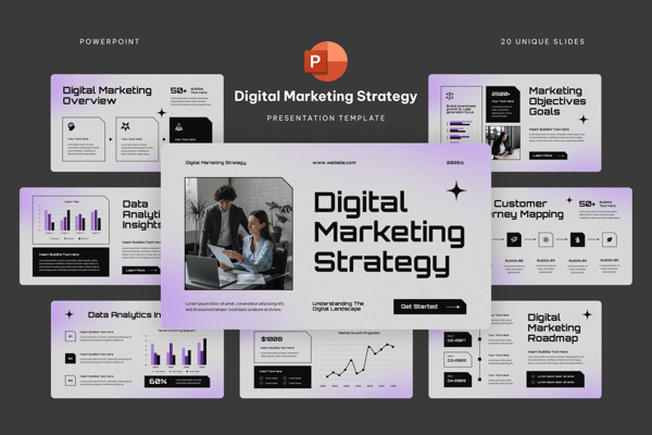 Digital Marketing Strategy Powerpoint
