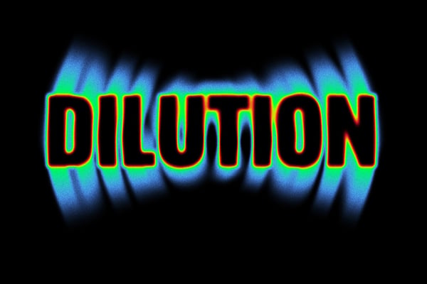 Dilution Dynamic Blur Text Effect