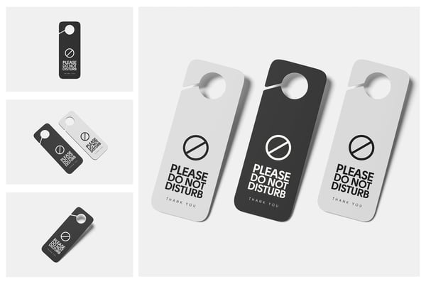Door Hanger Mockup
