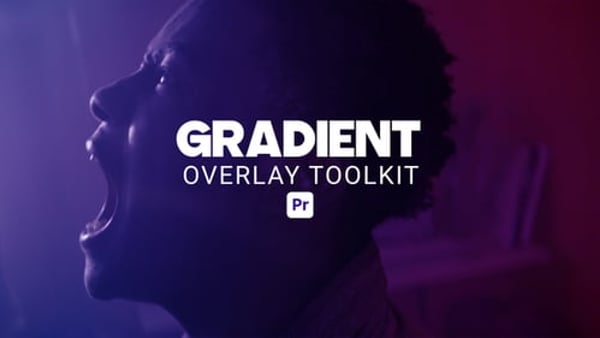 Duotone Gradient Overlay Effects for Premiere Pro – 10 Minimal Retro Looks