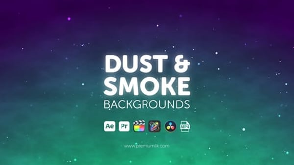 Dust Smoke Backgrounds - Atmospheric Particle Motion Animation Pack