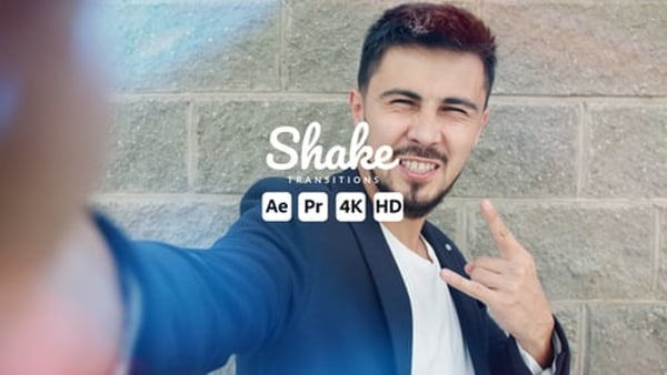 Dynamic Camera Shake Transitions for After Effects & Premiere Pro MOGRT