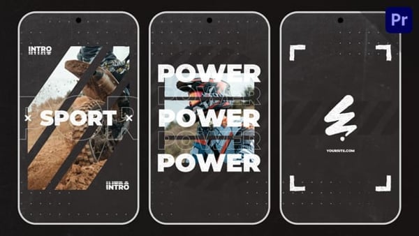 Dynamic Opener Intro Logo | Vertical Instagram Reels Stories