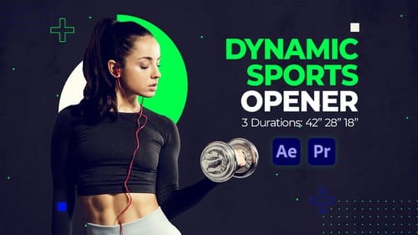 Dynamic Sports Opener for After Effects – 42s/28s/18s High-Energy Logo Intro