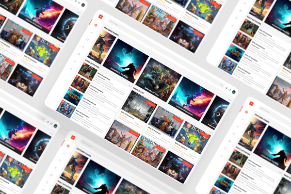 Games Dashboard UI Kit