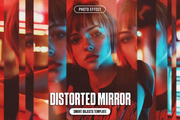 Distorted Mirror Photo Effect