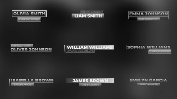 Gradient Elegant Titles for DaVinci Resolve. 03